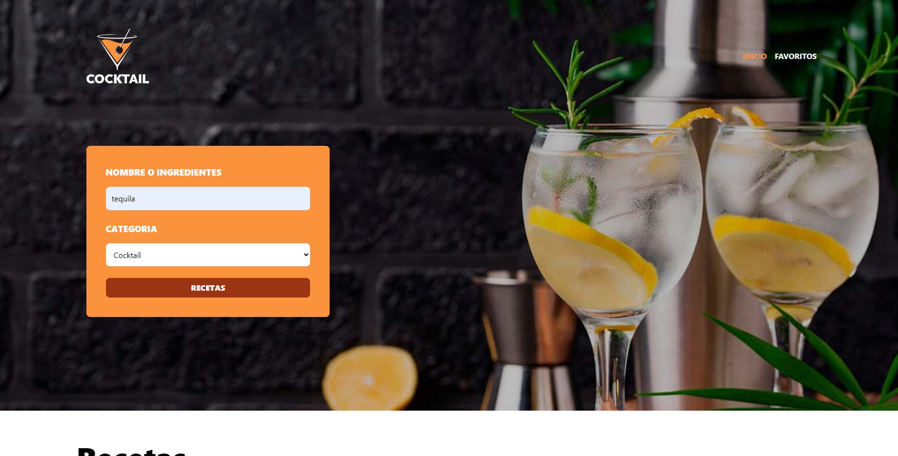 Buscador de Bebidas